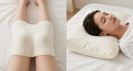 knee pillow position options