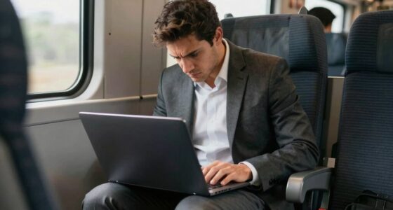 laptop lap commuting posture
