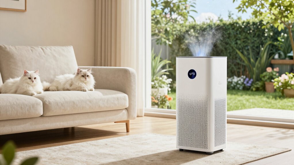 large room air purifier features