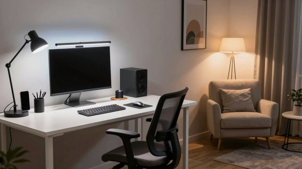 layered adjustable task lighting