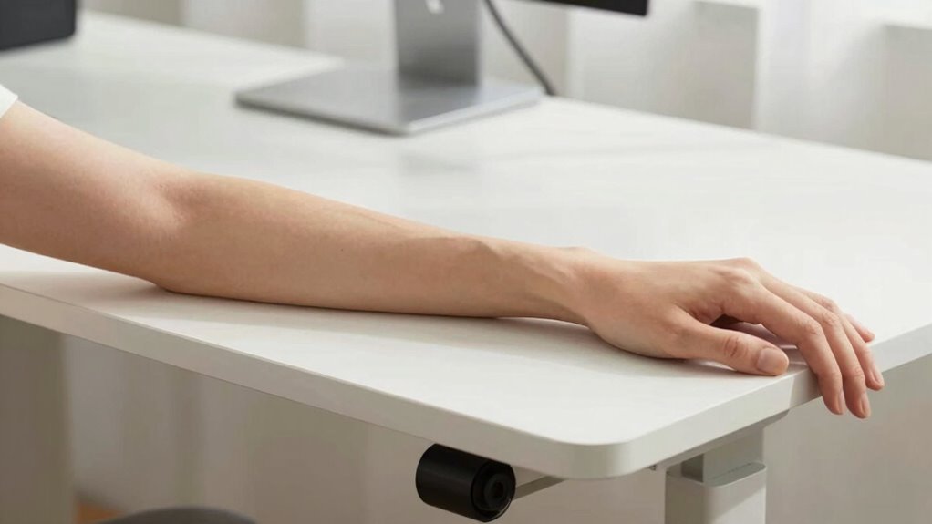 maintain elbow angle properly