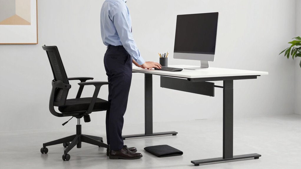 maintain ergonomic standing posture