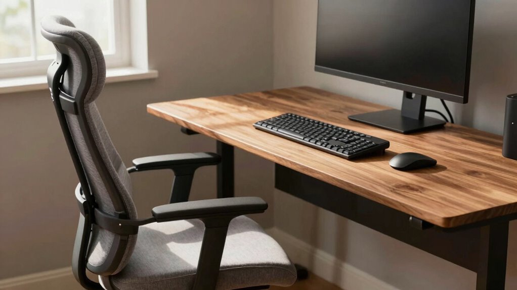 maintain ergonomic workspace setup