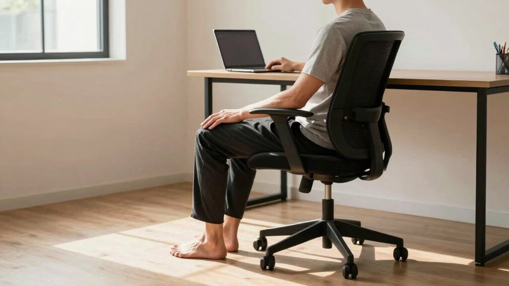 maintain posture through regular breaks