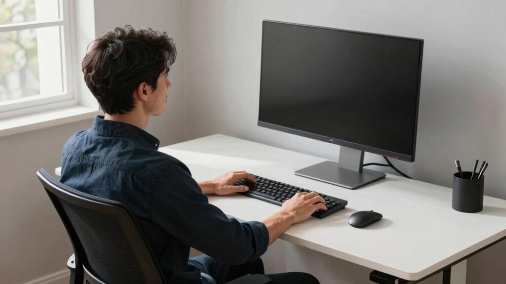 maintain proper ergonomic posture