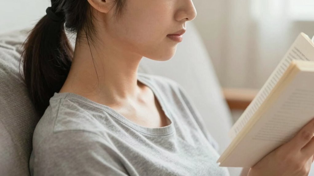 maintain proper reading posture