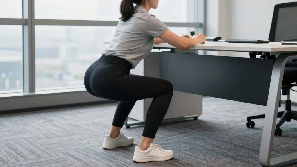 maintain proper squat form