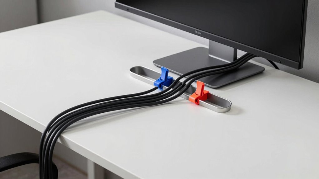 manage cables to prevent clutter