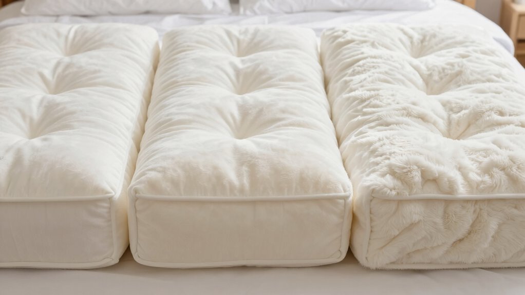 mattress topper thickness influences support