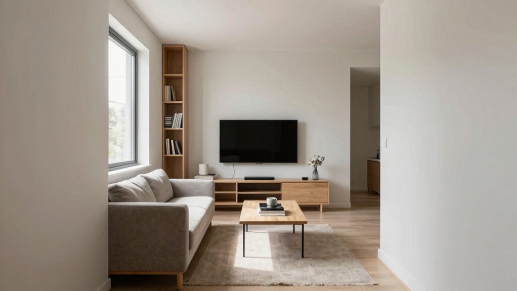 maximize space minimize clutter