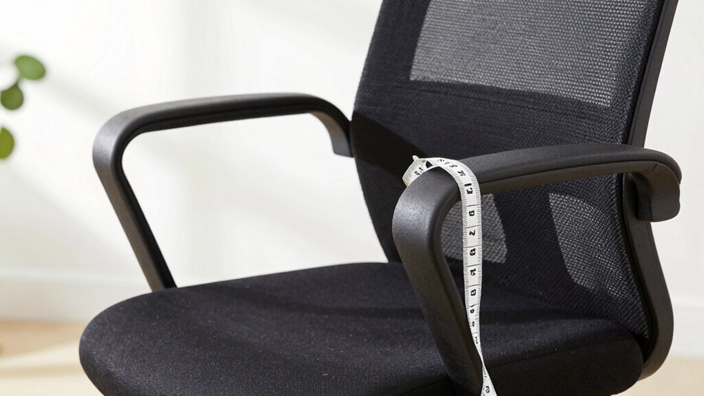 measure chair width quickly