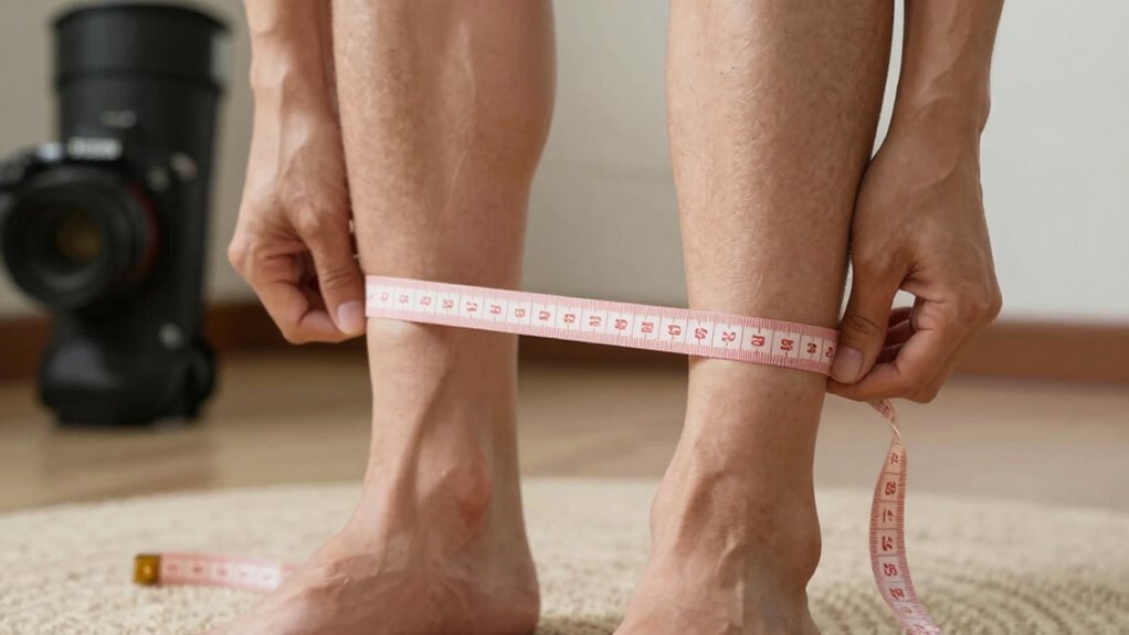 measure legs and feet