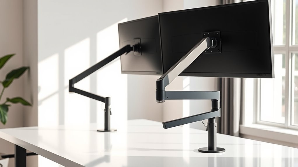 monitor arm weight considerations