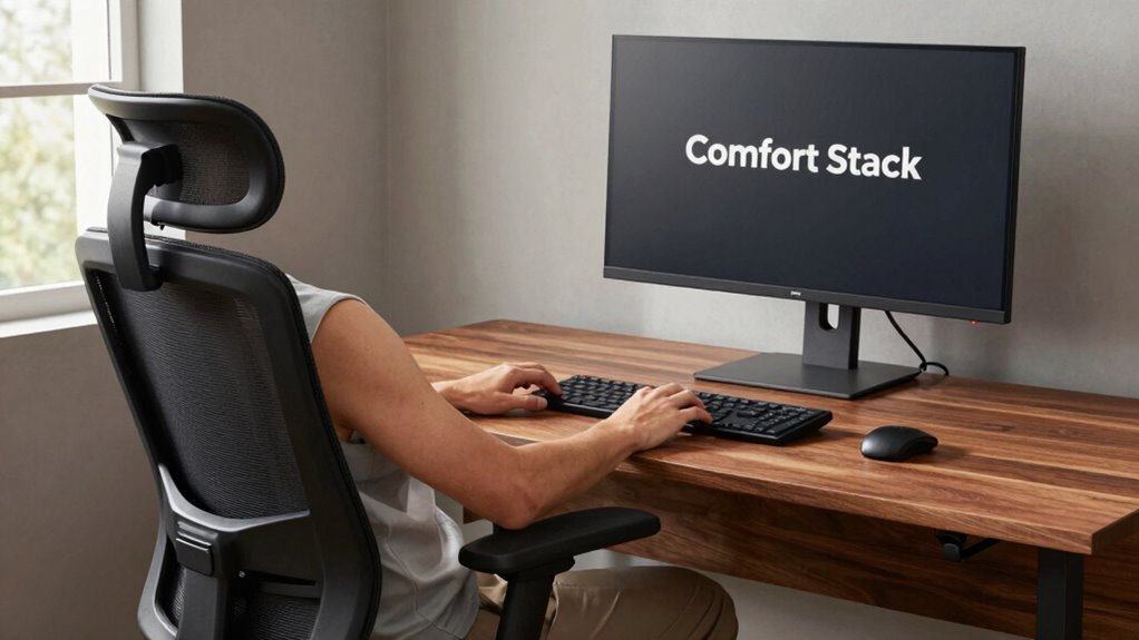 monitor at eye level