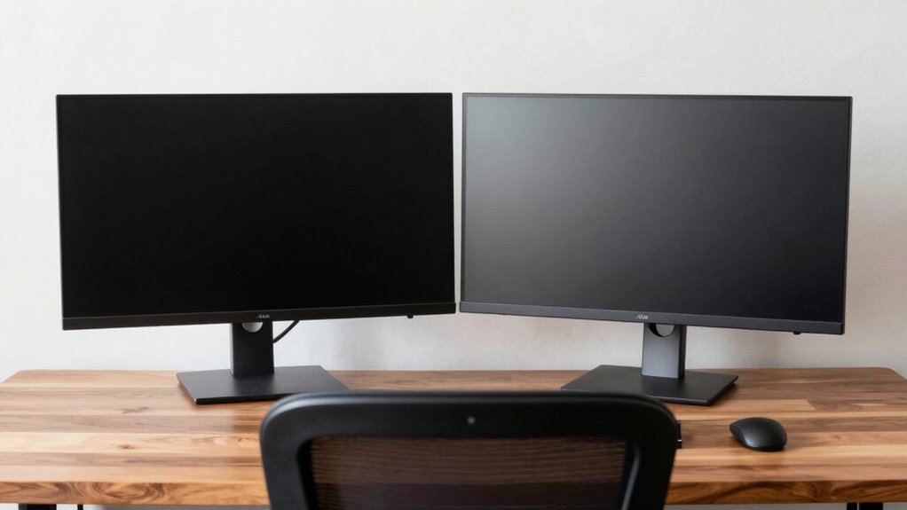 monitor height reduces neck strain