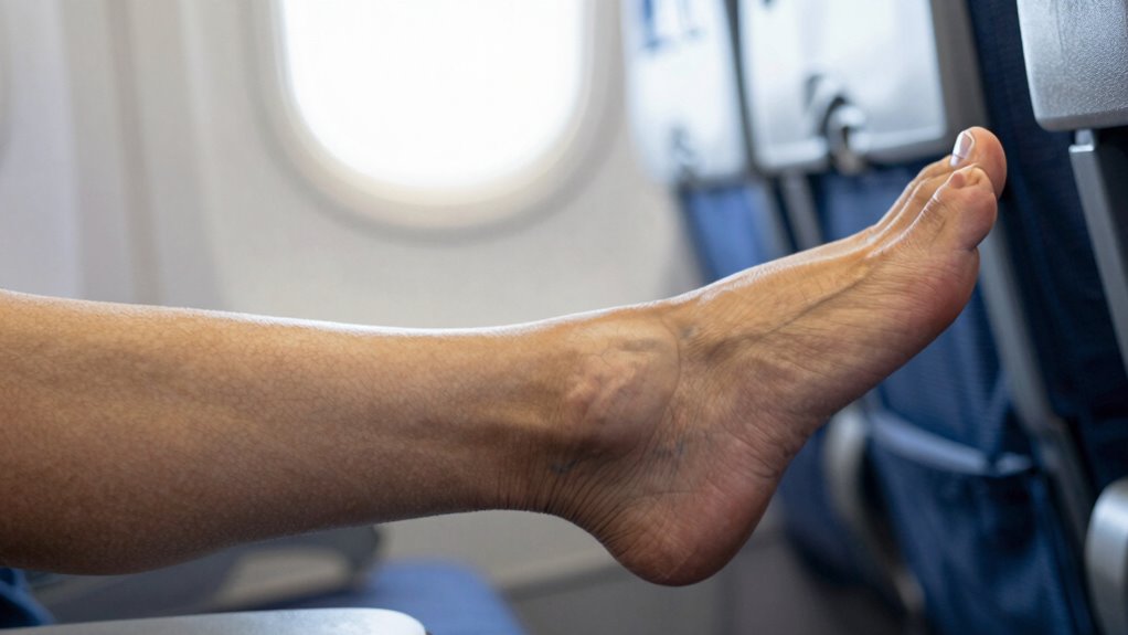 move feet to prevent swelling