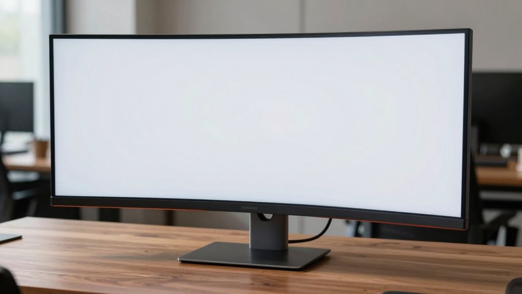 optimal monitor curvature distance