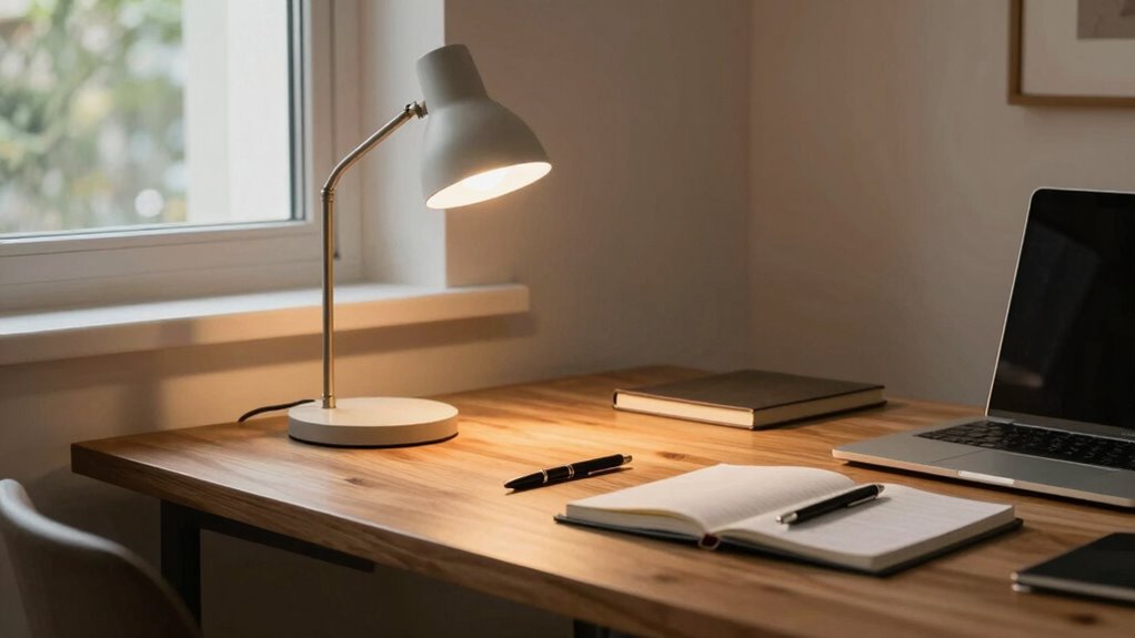 optimize desk side lighting setup