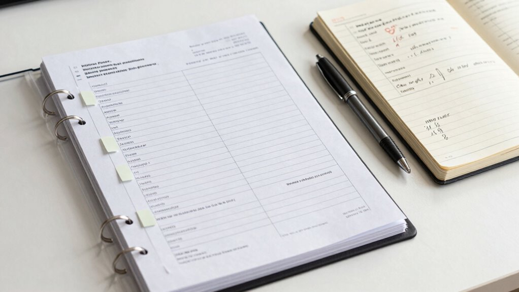 organize receipts and warranties