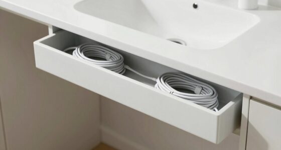 organized desk space