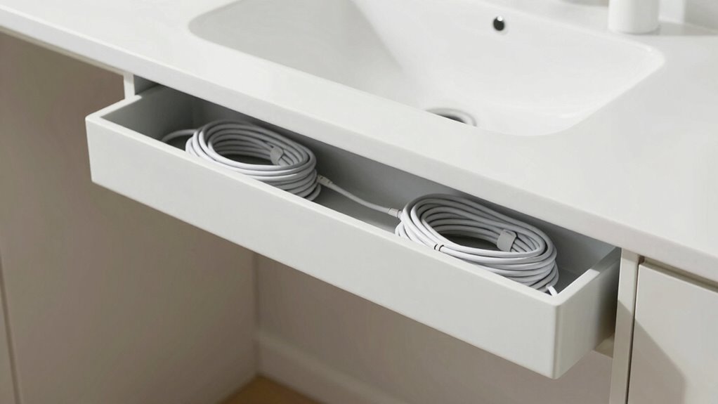 organized desk space