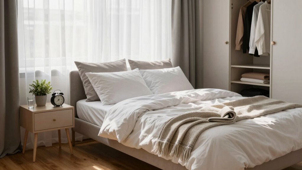 organized light filled morning routine