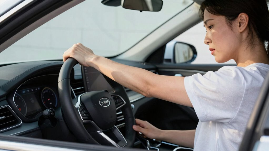 proper arm and grip positioning