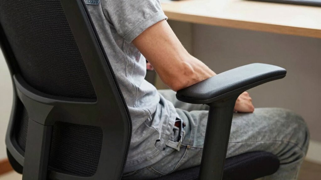 proper armrest height adjustment