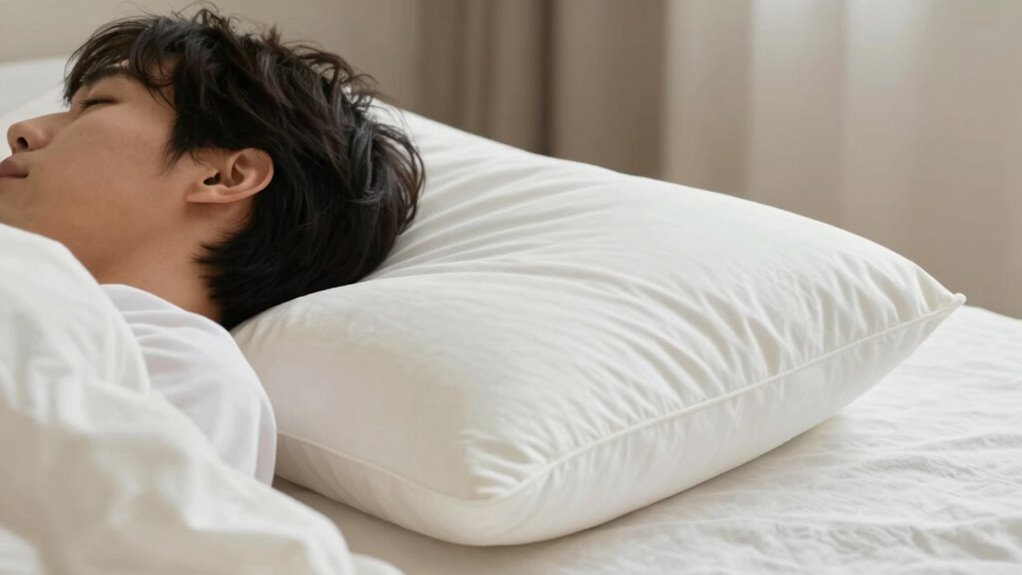 proper back sleeping support