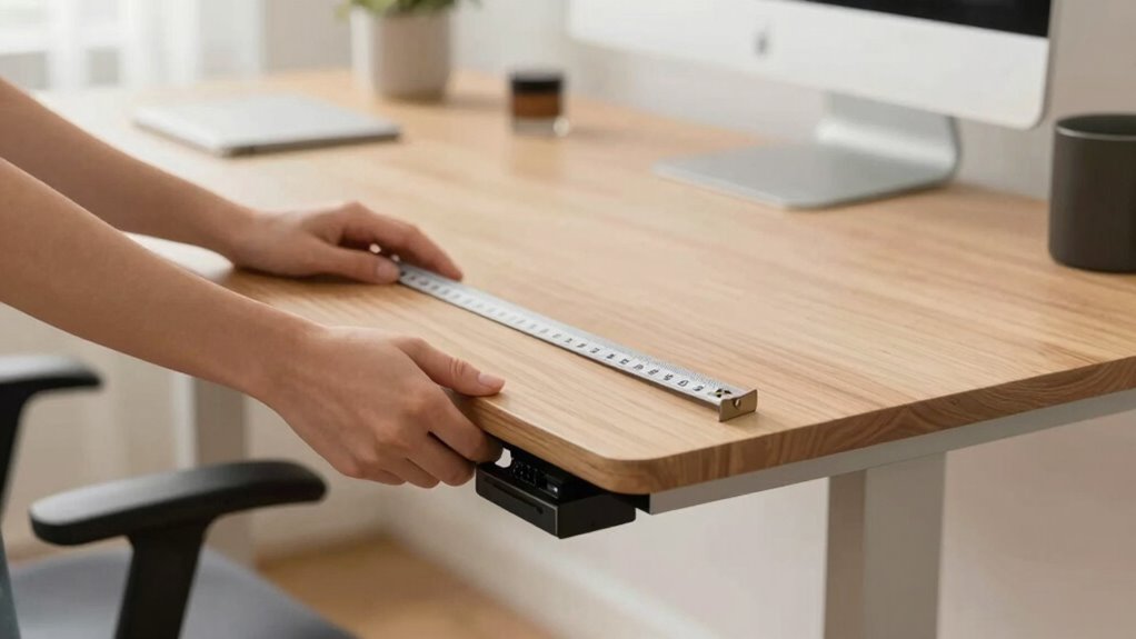 proper ergonomic desk setup