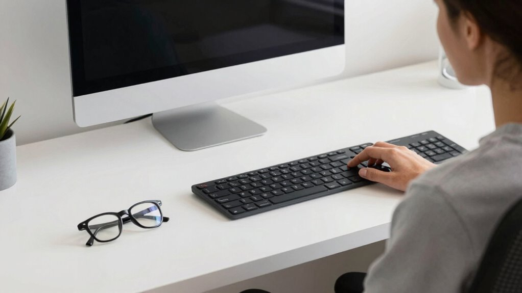 proper ergonomic desk setup