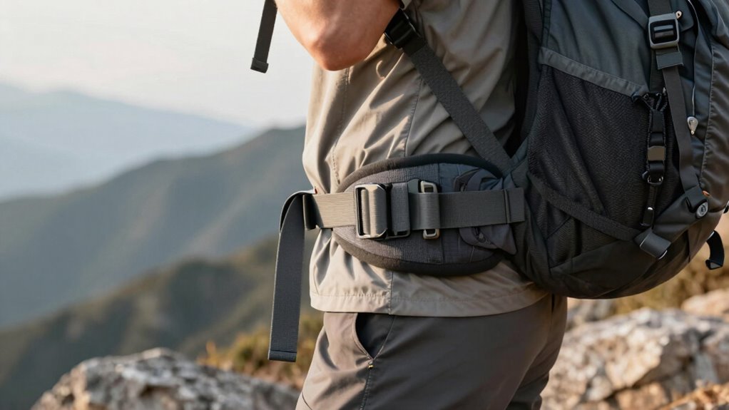 proper hip belt usage