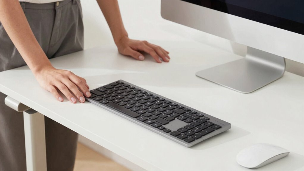 proper keyboard height alignment