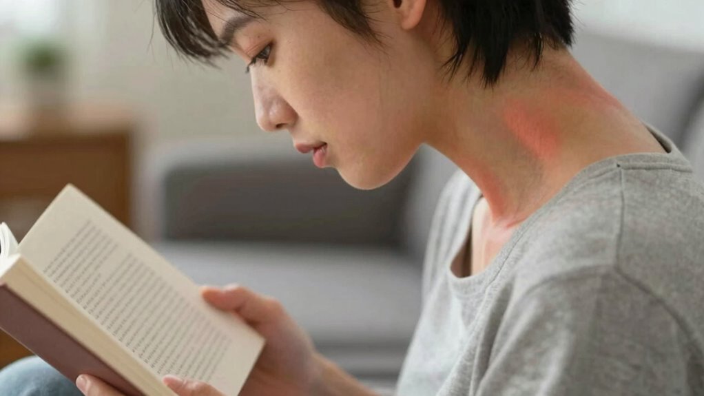 proper posture prevents neck strain