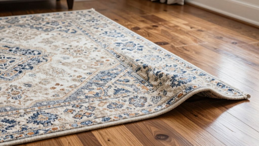 proper rug placement ensures safety