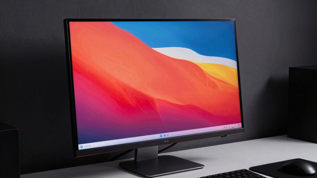 proper screen viewing position