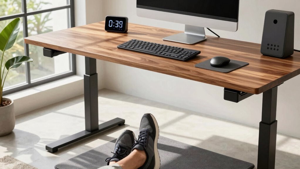 proper standing desk schedule