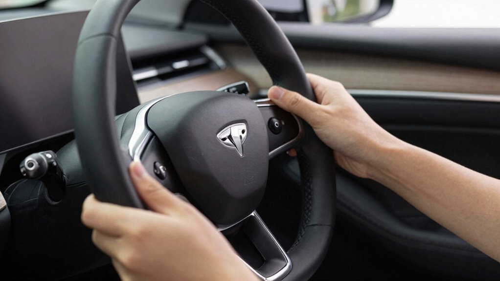 proper steering wheel adjustment