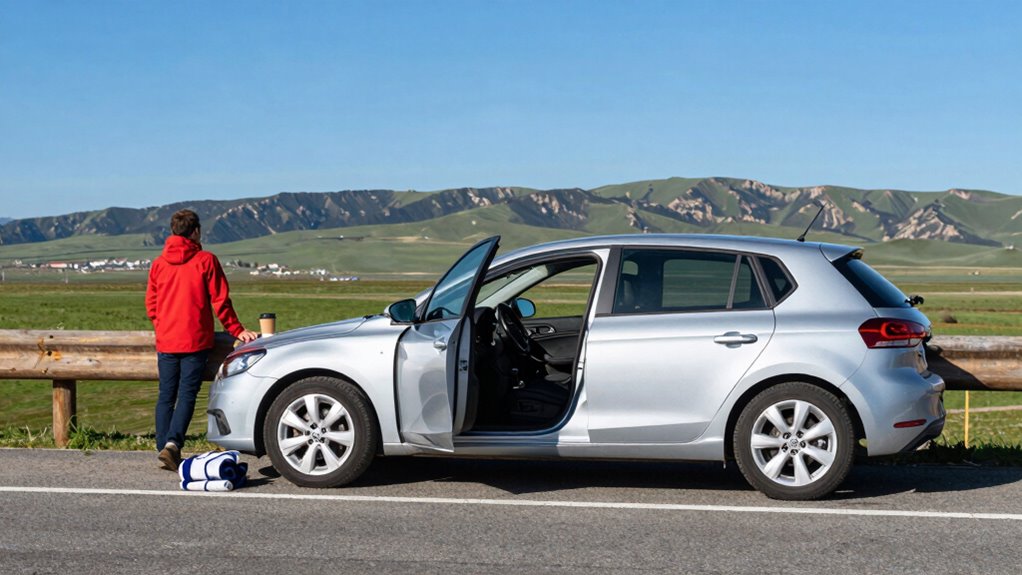 quick car break routine