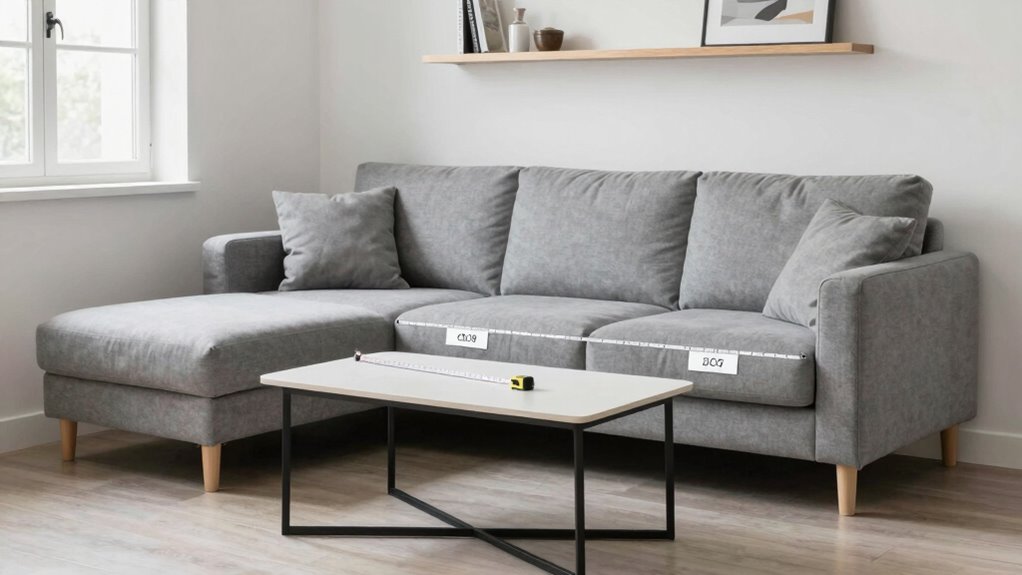 reading furniture size specifications