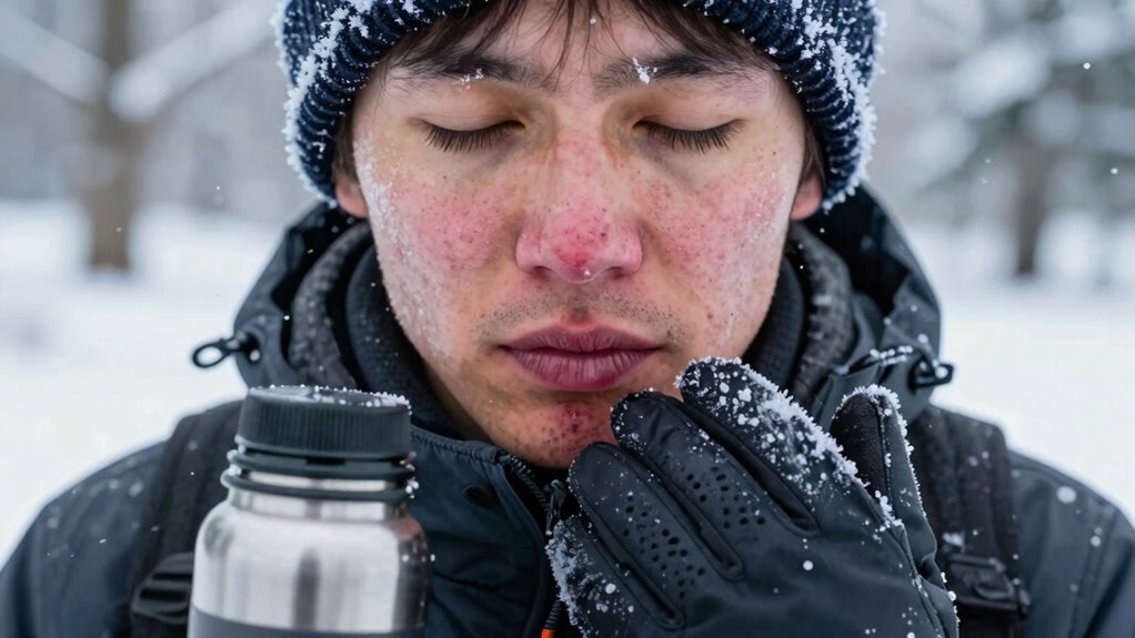 recognize cold injury signs