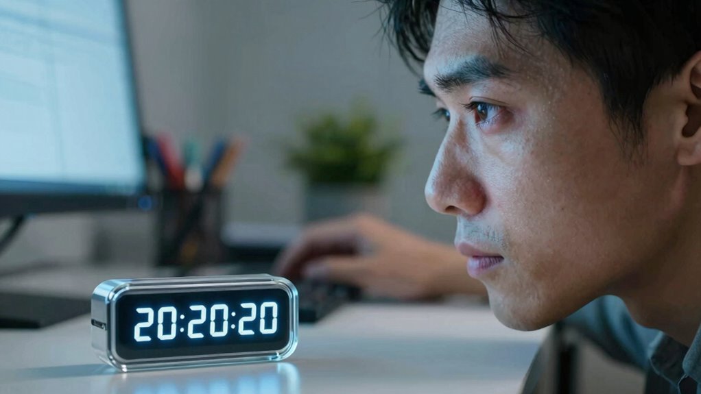 reduce eye strain through breaks