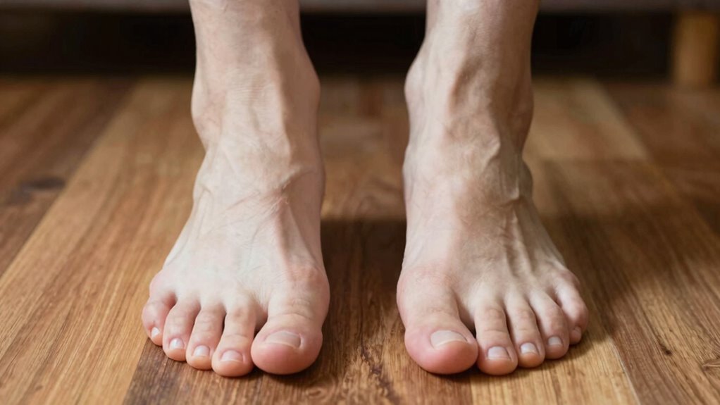 relax toes with stretches