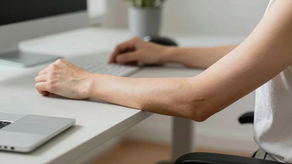 relaxed neutral forearm position