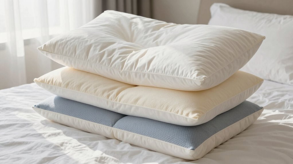 replace pillows regularly for support