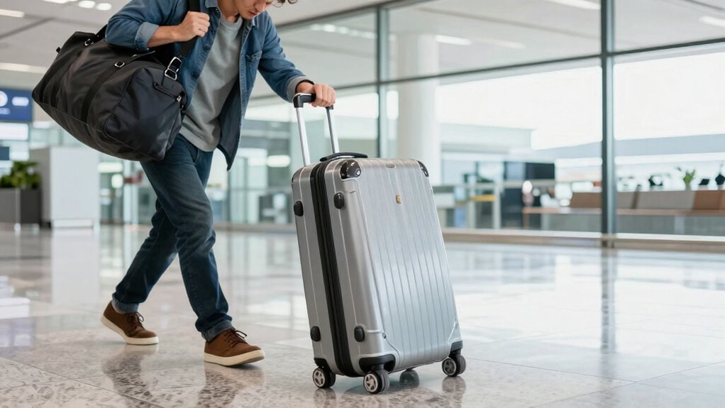 rolling suitcase reduces fatigue