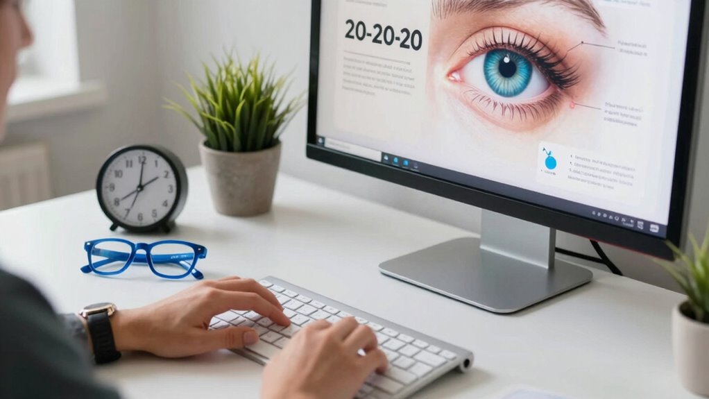 scientific evidence for eye breaks