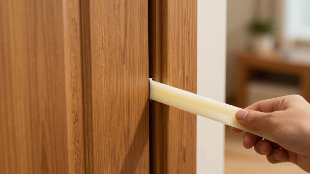 seal gaps for quieter rooms