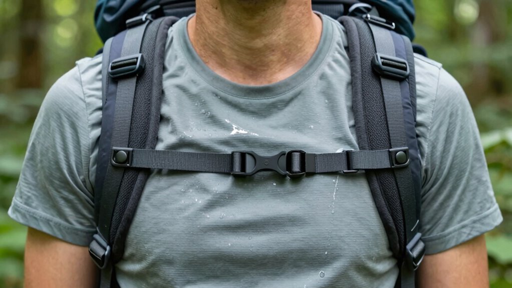 secure adjustable chest strap