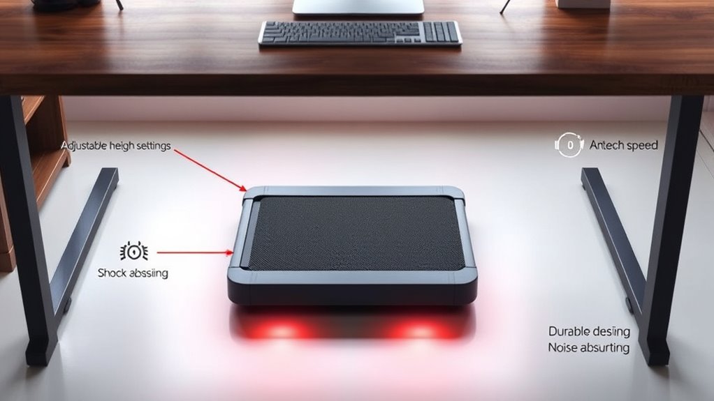 shock absorption and stability